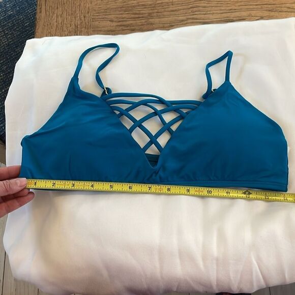 L SPACE BY MONICA WISE Blue Strappy Bralette - Picture 7 of 7